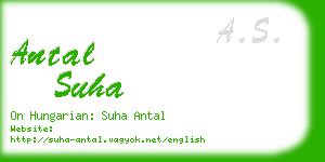 antal suha business card